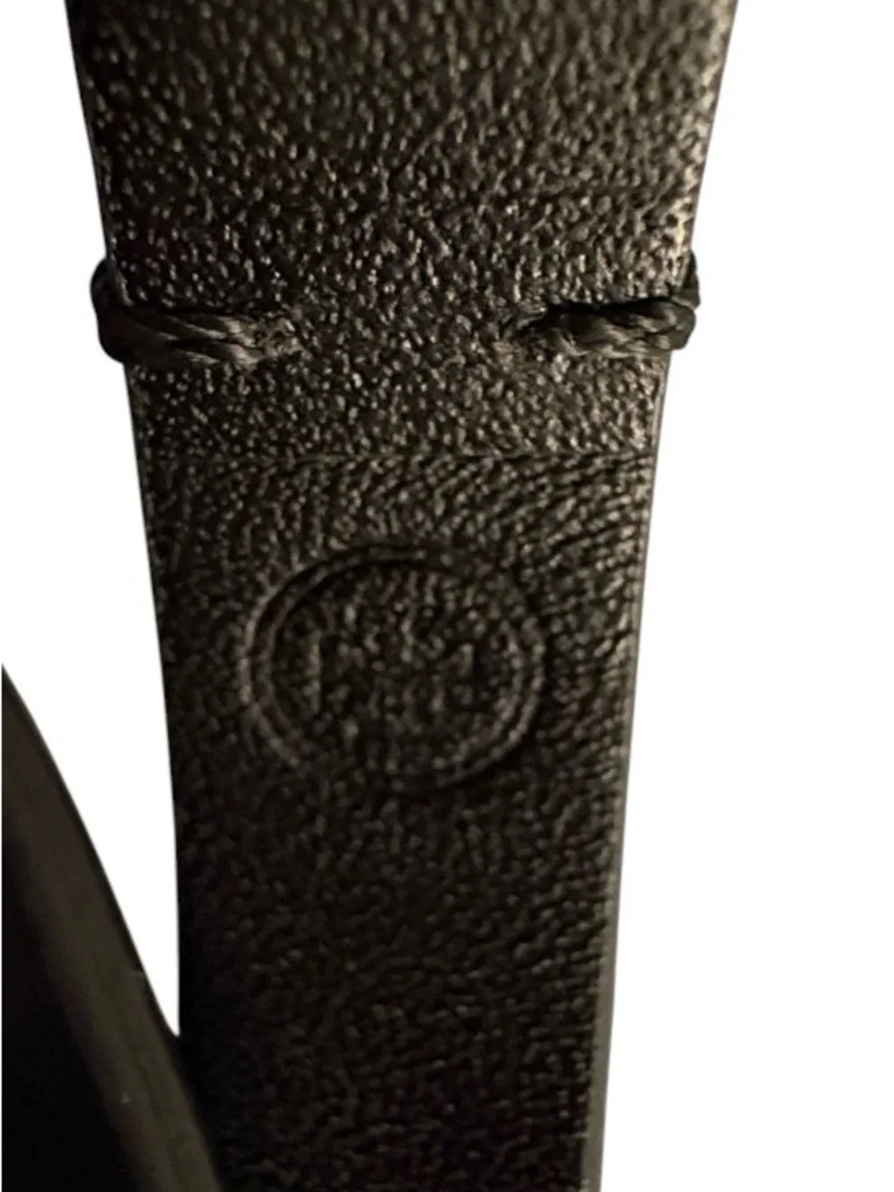 Tory Burch x Fitbit Fret Double Wrap Leather Bracelet Black
